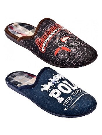 Zapatilla de casa Mule PRINT FANTAISIE