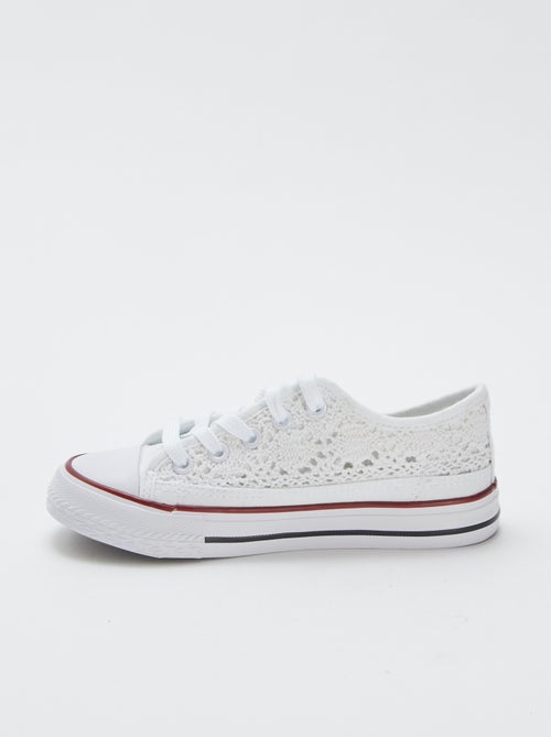 Zapatilla de lona lisa - Kiabi