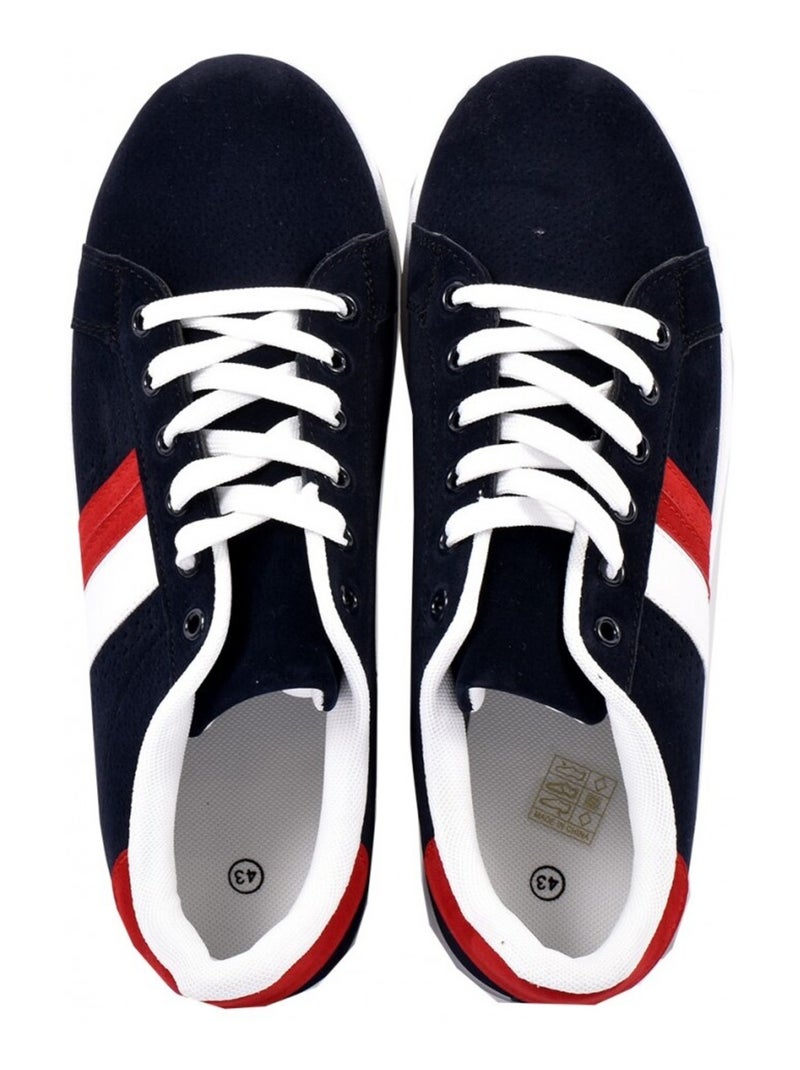 Zapatilla deportiva hombre SNEAKER Azul marino - Kiabi