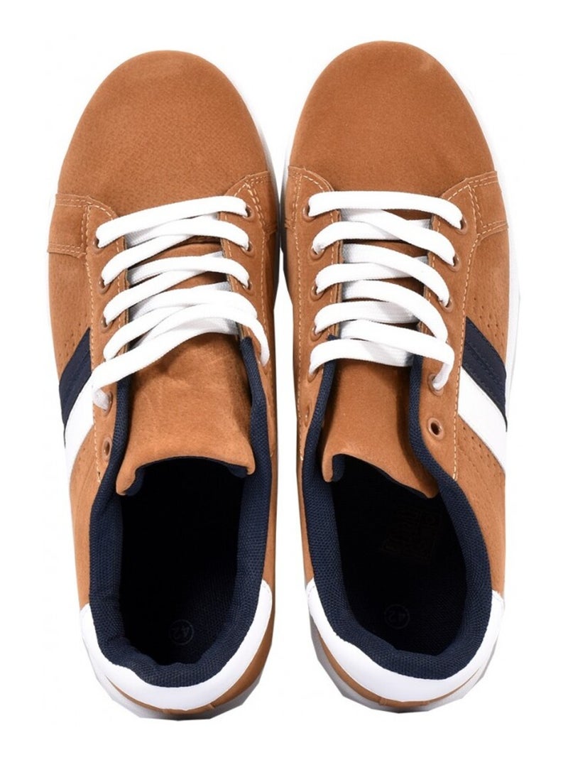 Zapatilla deportiva hombre SNEAKER Camel - Kiabi