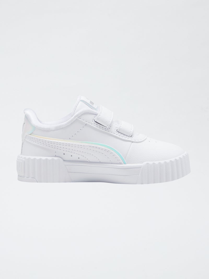 Zapatilla ligera lisa brillante PUMA Blanco - Kiabi