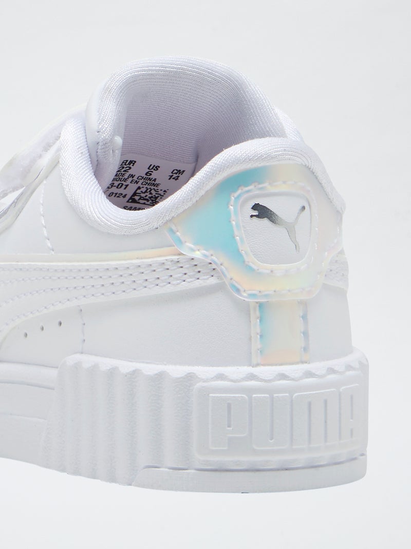 Zapatilla ligera lisa brillante PUMA Blanco - Kiabi