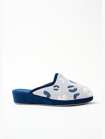 Pantuflas tipo mule con cuña de ancho cómodo - Afibel