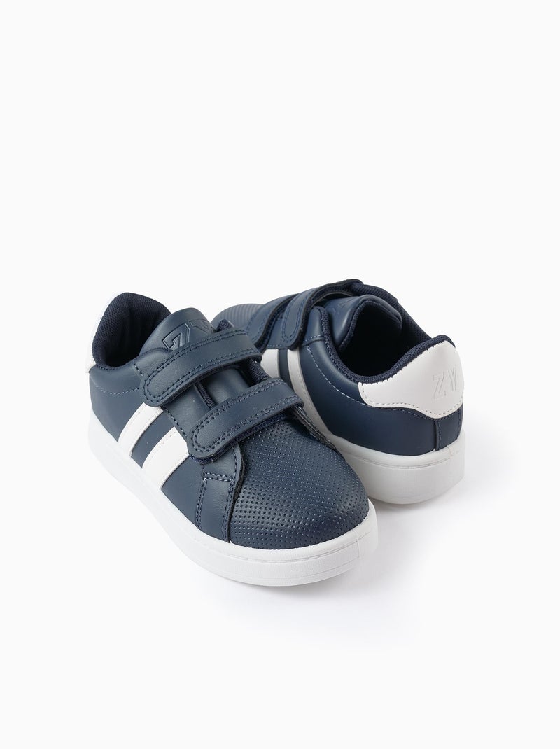Zapatillas a rayas Azul oscuro - Kiabi