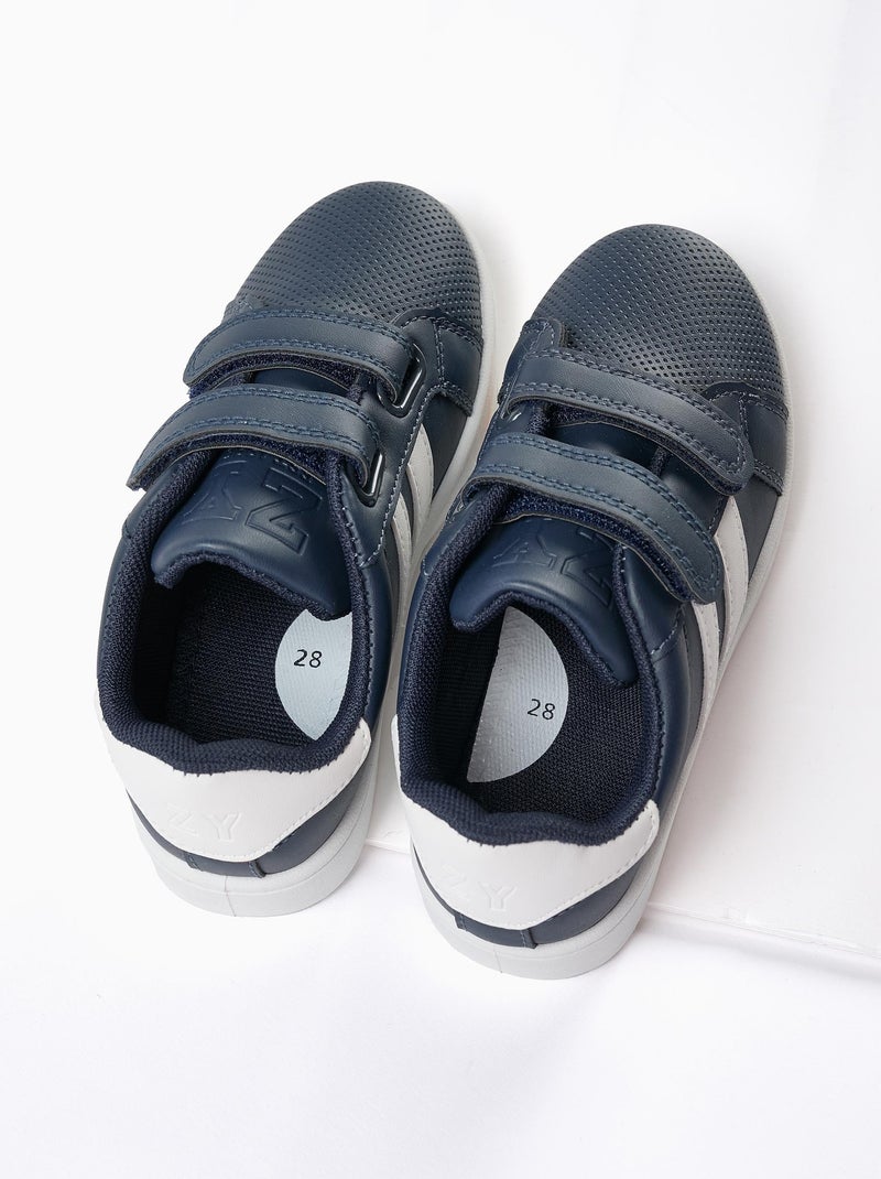 Zapatillas a rayas Azul oscuro - Kiabi