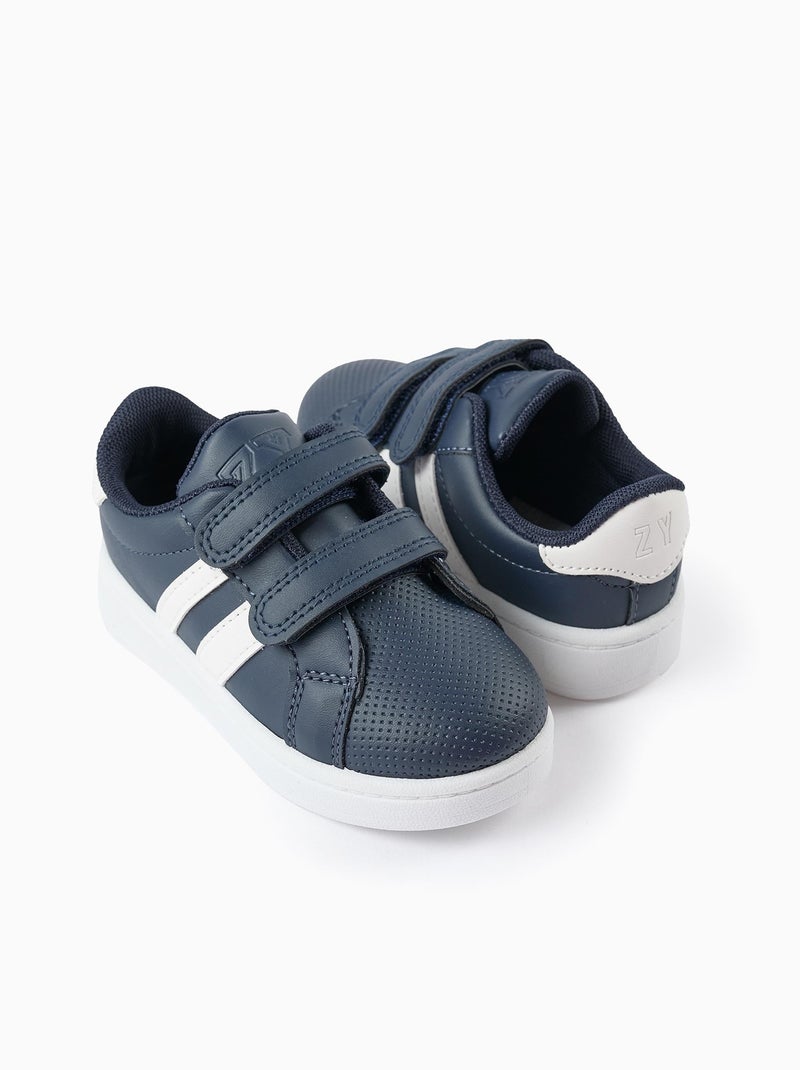 Zapatillas a rayas Azul oscuro - Kiabi