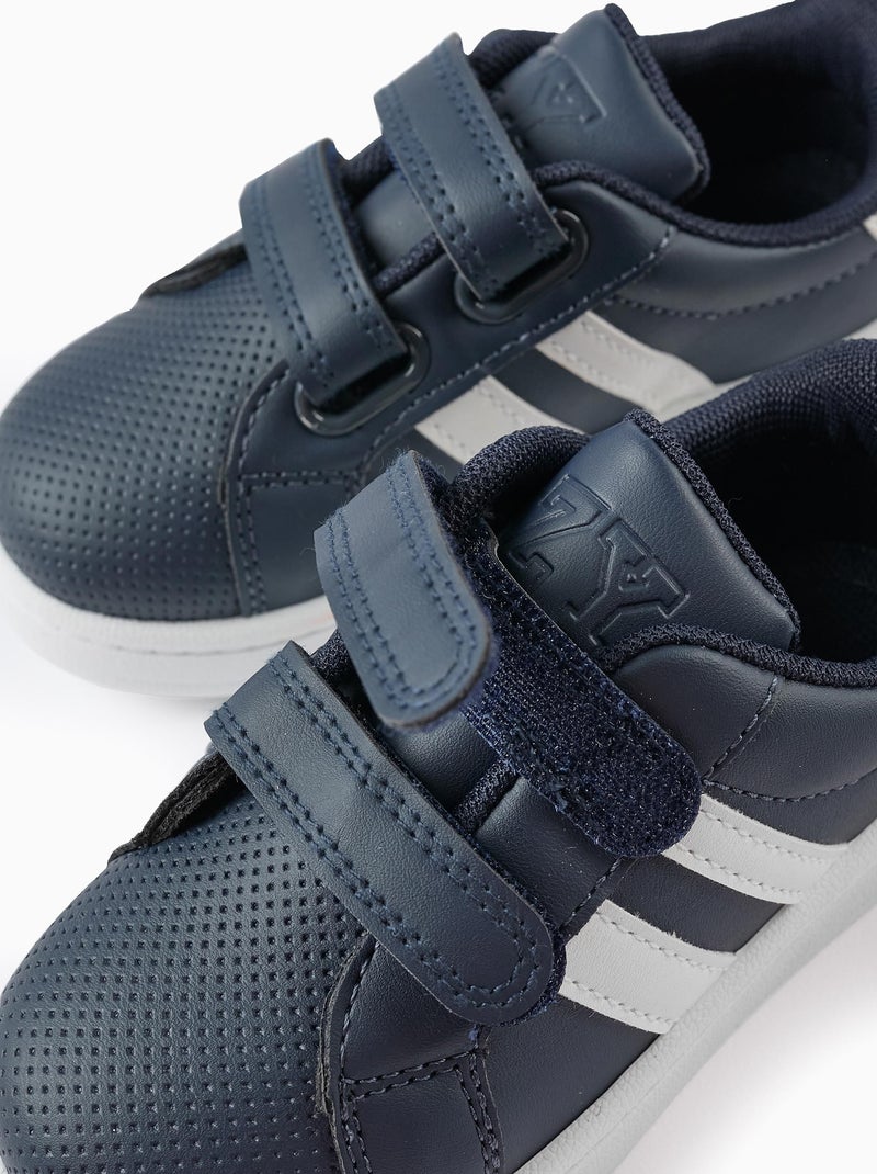 Zapatillas a rayas Azul oscuro - Kiabi