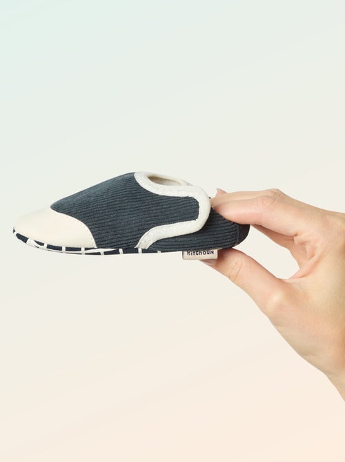 Zapatillas acanaladas con velcro - 'Kitchoun' - Kiabi
