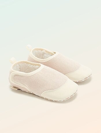 Kitchoun - Zapatillas acanaladas con velcro