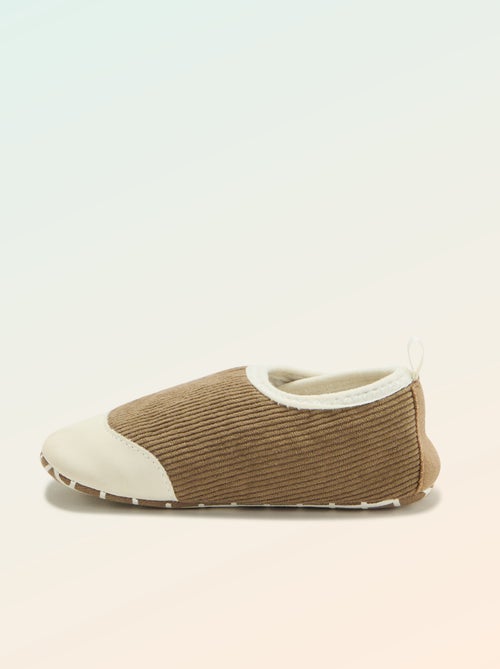 Zapatillas acanaladas con velcro - 'Kitchoun' - Kiabi