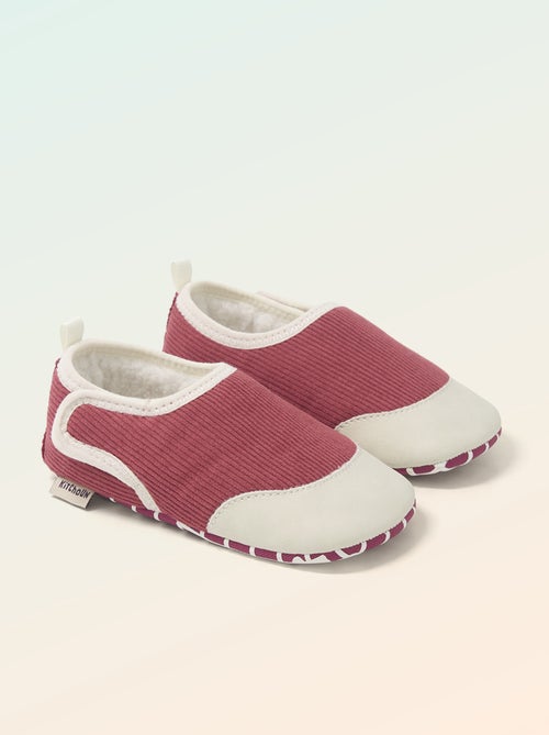 Zapatillas acanaladas con velcro - 'Kitchoun' - Kiabi Zapatillas acanaladas con velcro - 'Kitchoun' - Kiabi
