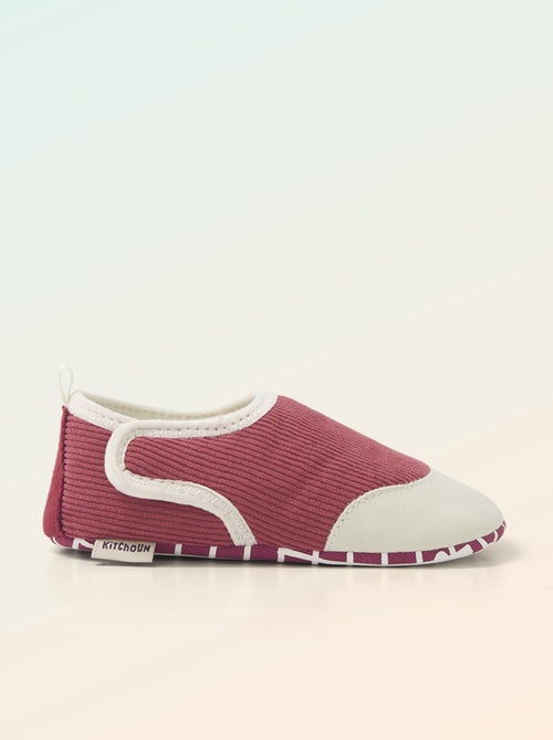 Zapatillas acanaladas con velcro - 'Kitchoun' - Kiabi Zapatillas acanaladas con velcro - 'Kitchoun' - Kiabi