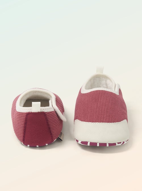 Zapatillas acanaladas con velcro - 'Kitchoun' - Kiabi Zapatillas acanaladas con velcro - 'Kitchoun' - Kiabi