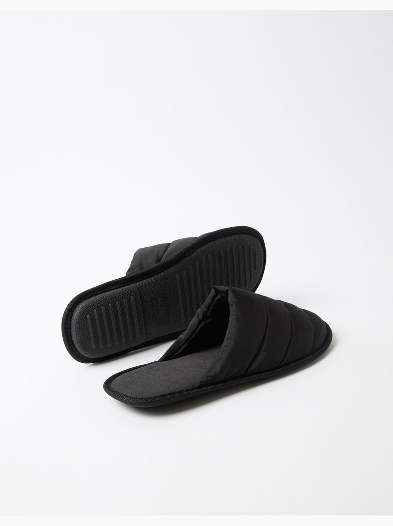 Zapatillas acolchadas para dormitorios, mo fashion Negro - Kiabi