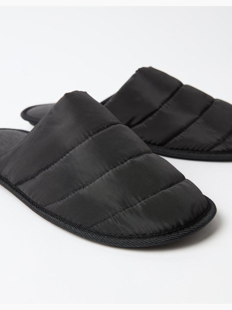 Zapatillas acolchadas para dormitorios, mo fashion Negro - Kiabi