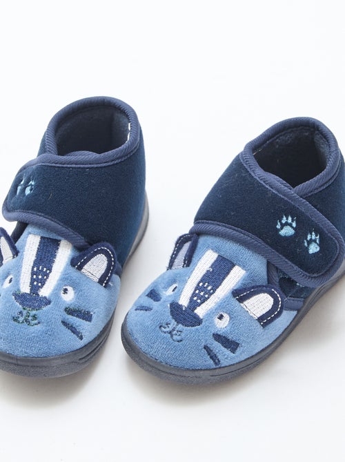 Zapatillas altas animadas con velcro - Kiabi