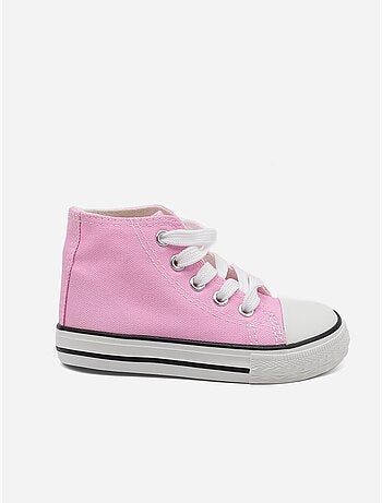 Zapatillas altas con cordones