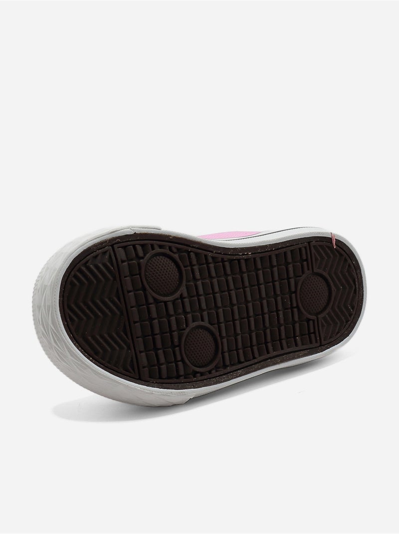 Zapatillas altas con cordones Rosa - Kiabi