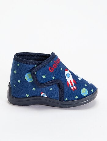 Zapatillas altas con velcro
