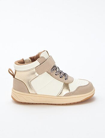 Zapatillas altas con velcro