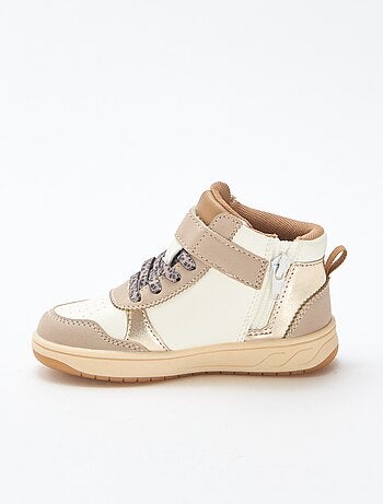 Zapatillas altas con velcro