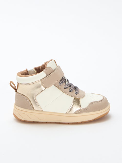 Zapatillas altas con velcro - Kiabi