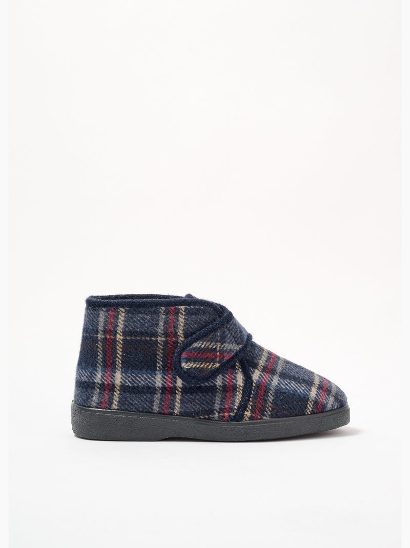 Zapatillas altas de ancho ancho mixto forro - Afibel Azul marino - Kiabi