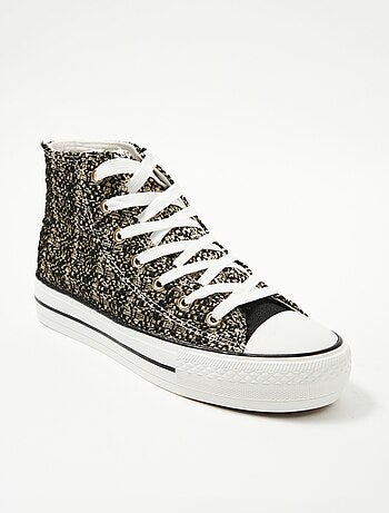 Zapatillas altas de lona fantasía - AFIBEL