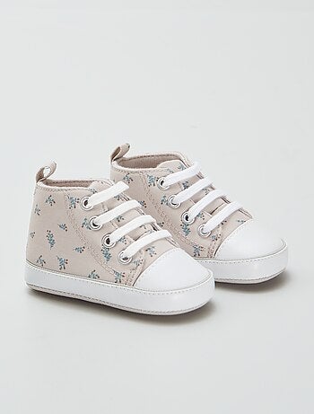 Zapatillas altas de tela