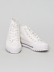 Zapatillas tela mujer | Kiabi | La moda a pequeños precios