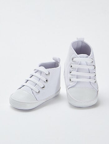 Zapatillas altas de tela