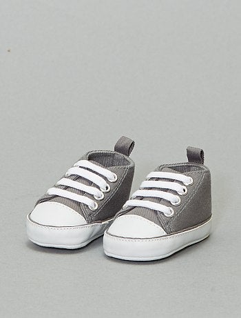 Zapatillas altas de tela - Kiabi