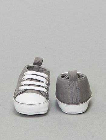 Zapatillas altas de tela - Kiabi