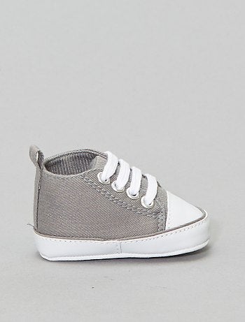 Zapatillas altas de tela - Kiabi