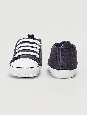 Zapatillas altas de tela