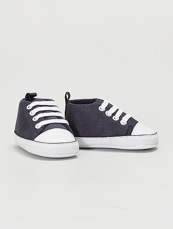 Zapatillas altas de tela