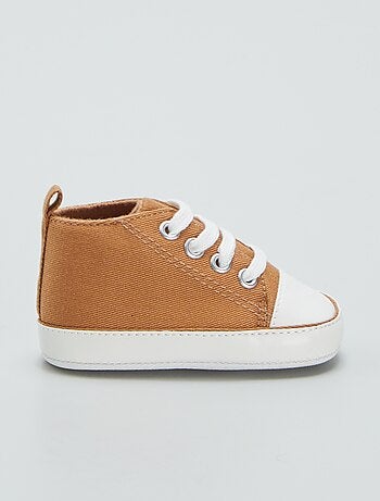 Zapatillas altas de tela