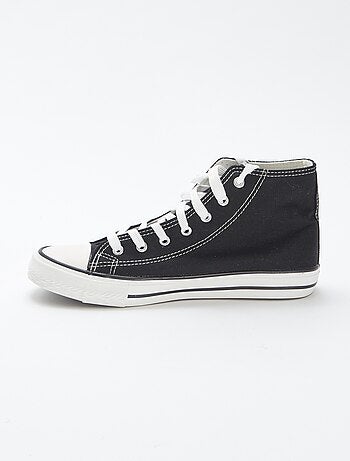 Zapatillas altas de tela