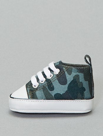 Zapatillas altas de tela - Kiabi