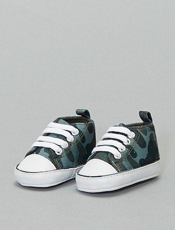 Zapatillas altas de tela - Kiabi