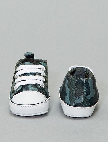 Zapatillas altas de tela - Kiabi