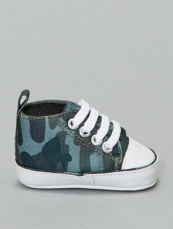 Zapatillas altas de tela - Kiabi