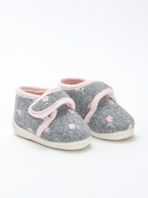 Zapatillas altas forradas con velcro - Kiabi