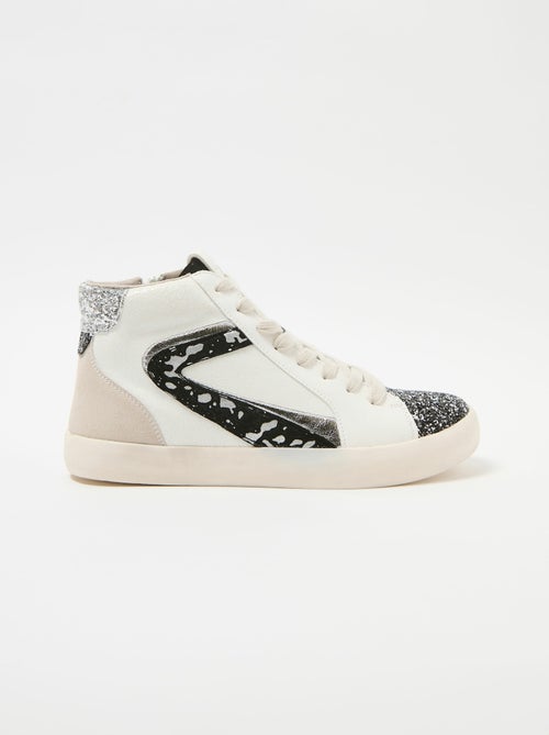 Zapatillas altas multimateria de moda - AFIBEL - Kiabi