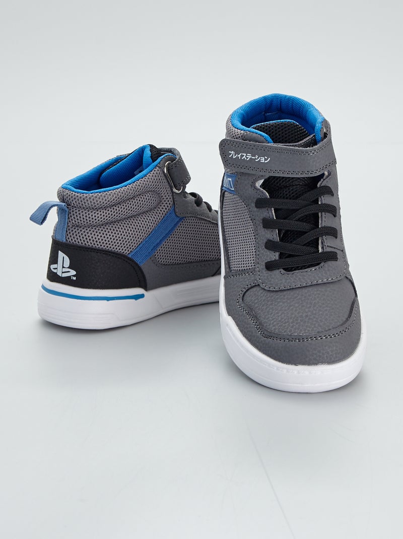Zapatillas altas 'Playstation' gris - Kiabi