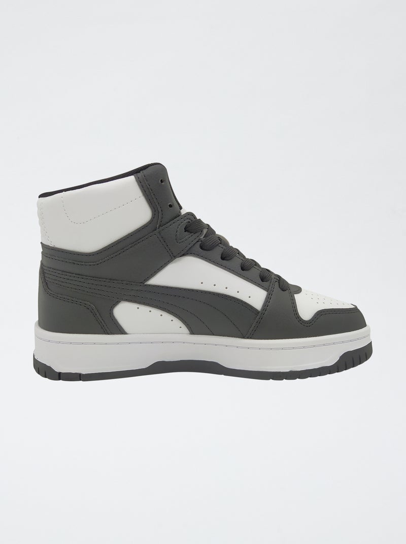 Zapatillas altas 'PUMA' con cordones Blanco - Kiabi
