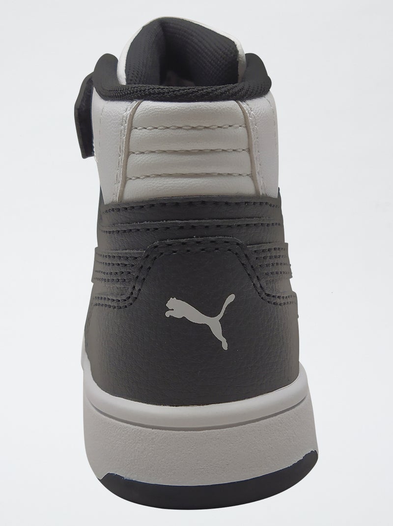 Zapatillas altas 'PUMA' velcro + cordones Blanco - Kiabi
