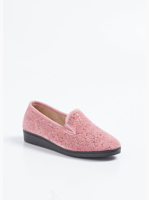 Zapatillas anchas elásticas con interior esponjoso. - Afibel - Kiabi Zapatillas anchas elásticas con interior esponjoso. - Afibel - Kiabi
