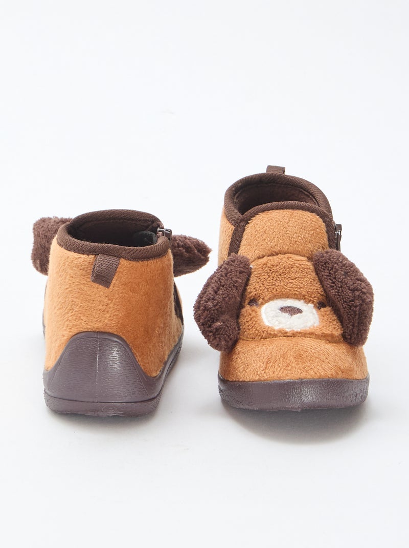 Zapatillas animadas Marron - Kiabi