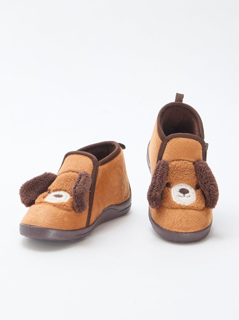 Zapatillas animadas Marron - Kiabi